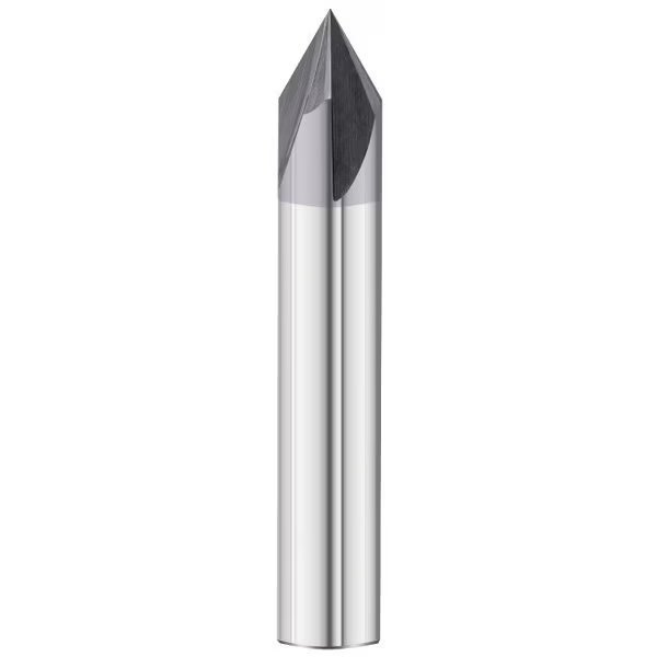 60°, 90°, 120° End Style - 3730 Chamfer Mill GP End Mills, TIALN, Straight, Chamfer, Standard, 3/8, Fullerton Tool, Mfr#: 36084